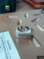 Brede open metalen ring met micro-setting stenen, minimalistische ins stijl sieraden. - Zilver Glad Micro-ingelegd Smalle Stijl (108-3#) / Zilveren Smalle Band (108-3#)
