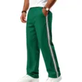 Groene heren casual sportbroek met zijstrepen, comfortabele rechte joggingbroek. - S / Bottoms / Grasgroen