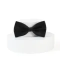 Nœud papillon double noir classique pour costume d'homme tenue formelle vue principale - Noir Classique