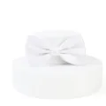 Nœud papillon blanc classique et élégant pour homme, idéal pour mariages et costumes. - Blanc Classique