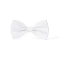 Klassische weiße Fliege für Herren, ideal für Hochzeiten, Anzüge und festliche Anlässe. - Klassisches Weiß
