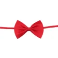 Nœud papillon rouge pour enfants garçons filles fête de performance accessoire de mode mignon - Rouge