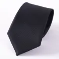 Classic Black Men Necktie Business Formal Striped Neck Wear Suit Accessory Variant - Style 04