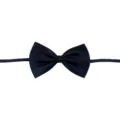 Nœud papillon bleu marine pour enfant fête mariage école avec sangle réglable - Bleu Marine