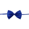 Nœud papillon bleu pour enfants mignon tour de cou fête performance accessoire variante SKU - Bleu saphir