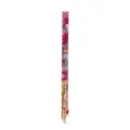 Gedetailleerd overzicht van roze bloemen jacquard tasriem met hippe gouden ketting. - Roze Blauw Rode Bloemen Stijl (B362-6)