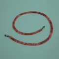 Acrylic glasses chain ultra-fine multi-color eyeglasses strap stylish mask holder lanyard - Red Jade