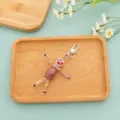 Handmade beaded doll keychain cute bag charm accessory cartoon pendant gift style - Beaded Doll Charm (B434-1)