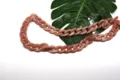 Acrylic bag chain strap medium size 20mm 30mm stylish resin shoulder strap for crossbody bags - Two-tone Pink