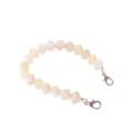 Acrylic beaded bag chain 30cm with gold clasps handbag strap replacement aesthetic accessory - Luminous Yellow
