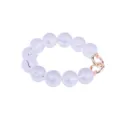 Catena Di Ricambio Per Borsa In Perle Di Acrilico Trasparente Accessorio Borsa - Stile D (Perla 23mm) / 30cm