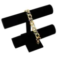 Acrylic and gold metal chain strap for stylish handbag and phone case, trendy accessory. - Transparent & Gold
