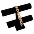 Acrylic and metal chain strap for women handbag, purse handle accessory or phone case charm. - Two-Tone Peach Pink Mixed Gold