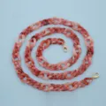 Colorful marbled acrylic bag chain strap crossbody purse chain and phone case accessory - Red Jade