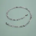 Stylish marble patterned acrylic eyeglass chain with secure silicone loops for daily use. - Two-tone White