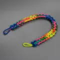 Bunte gewebte Handtasche Ersatz Schultergurt 60cm mit Schlaufen für schöne Damentaschen. - 60CM / Alt Mischfarbe