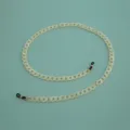 Light green acrylic eyeglasses chain, stylish sunglasses strap and retainer cord for women. - Fluorescent Yellow