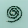 Prasini akriliki alisida 120cm gia tsanta cheiros antallaktika aksesor diy styl neo - Διπλό Πράσινο