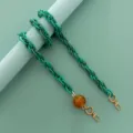 Catena per Borsa in Resina Acrilica DIY Tracolla Multifunzionale Catena per Telefono Verde - Turchese
