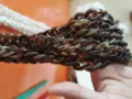 Acrylic resin chain strap for bags and face masks, stylish tortoiseshell pattern accessory. - Jelly Color