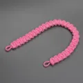 Rosa geflochtene Handtaschen Ersatzgurt mit Schnallen, stilvoller Schultergurt für Hobo Taschen. - 60CM / Alt Rosa