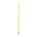 Cinturino a tracolla per cellulare con perle di legno gialle fluorescenti 120cm - Giallo