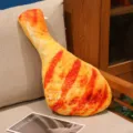 Creative simulation chicken leg plush toy pillow cute roasted drumstick cushion for home decor - Teppanyaki Style (20cm) / Teppanyaki Roasted Chicken Leg