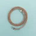 Glanzende Strass Crossbody Band Bling Ketting voor Tassen en Telefoonhoesje Accessoire - Roségoud