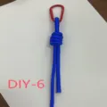 DIY braided lanyard for clothes and bags, short custom woven strap accessory. - Style DIY-6