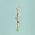 Macaron resin pearl bag charm variant, stylish women keychain and pendant accessory. - B386-3