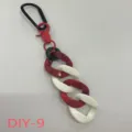 Acrylic chain bag strap red white green DIY keychain accessory trendy style model B384 - Style DIY-9