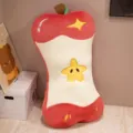 Cute apple core plush pillow, creative soft cushion for home decor, comfortable and fun toy. - Watermelon Red / 50cm (Apple)