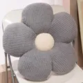 Gray flower plush pillow cute cushion soft stuffed flower toy for sofa bedroom home decor - Grey Flower / 40CM