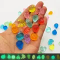 Luminous fruit resin charms, glow in the dark micro landscape diy craft accessories. - 100 Pieces/Pack / Luminous Mini Fruit