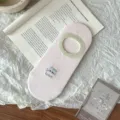 Japanische süße katze bestickte flache damensocken sommer atmungsaktive rosa socken - Einheitsgröße / Rosa