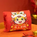 Cute Chinese zodiac horse plush hand warmer pillow, festive red stuffed toy for winter. - 30x23cm / Lucky Zodiac Horse Wealth Style