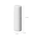 Portable toothbrush and toothpaste storage cup travel plastic wash cup case white 200mm - Gray