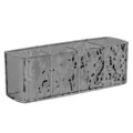 Clear Water Ripple 4-Grid Cosmetic Storage Box Makeup Organizer Desktop Stationery Holder - Transparent Grey