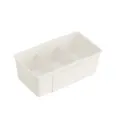 Retractable drawer organizer, adjustable divider storage box for kitchen, underwear and socks. - Wide Style / White