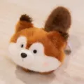 Cute plush animal fridge magnet fluffy toy lovely cartoon doll home decor accessory - Squirrel / 11cm