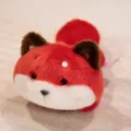 Cute red fox plush fridge magnet cute stuffed animal toy soft doll home decor lovely gift - Fox / 11cm