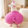 Schattig schaap bil pluche kussen, zachte knuffelpop kussen voor huisdecoratie en kinderen. - 60CM / Barbie Roze