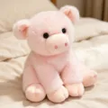 Simpatico peluche di maialino rosa, bambola di stoffa morbida, regalo ideale per bambini. - Maialino Mini
