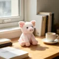 Simpatico maialino di peluche giocattolo morbido bambola per bambini decorazione casa - 15cm / Maiale Rosa