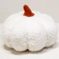 White plush pumpkin pillow soft toy cute autumn decor fluffy stuffed doll for home sofa - White / 10cm Pendant