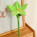 Fiore in peluche verde giocattolo morbido carino decorazione casa tessuto botanico bambola stanza - Giglio Verde 30cm