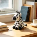 Cute plush zebra toy for kids, soft stuffed animal doll for baby soothing and room decor. - 15cm / Zebra