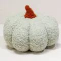 Green plush pumpkin pillow, cute stuffed toy cushion and festive autumn home decor item. - Light Green / 10cm Pendant