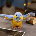 Cute simulation kingfisher plush toy blue bird doll soft stuffed animal children gift - 20cm / Blue