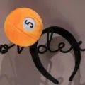 Cute billiard ball plush headband variant, soft toy headwear for women and kids. - No. 5 Ball Style